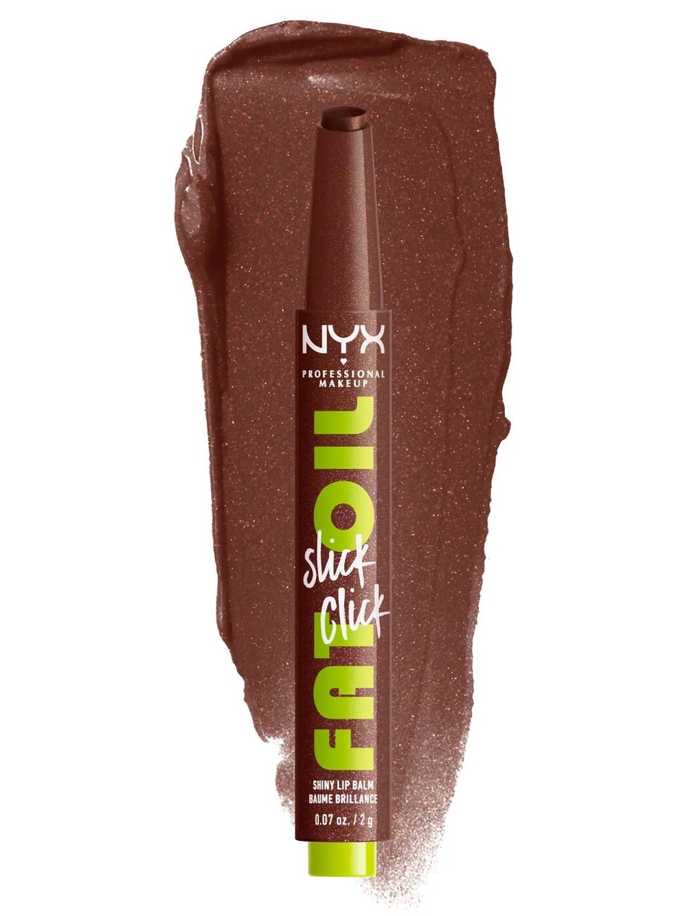 NYX Fat Oil Slick Click Lip Balm - Trending Topic, NEW